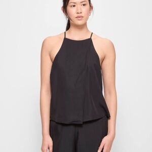 Wilfred Black Silk Halter Camisole